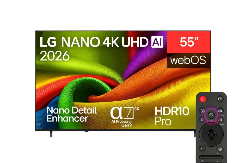 تلویزیون ال‌جی نانوسل 4K مدل NU840B6LA