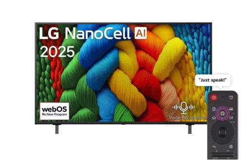 تلویزیون ال‌جی نانوسل 4K مدل NANO80A6A